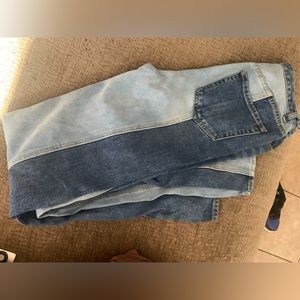 Pacsun paneled 2 tone boyfriend jeans